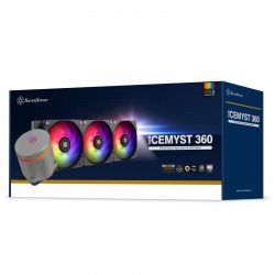    SilverStone IceMyst IM360-ARGB, LGA 1700, 2066, 2011, 1200, 115X, AM5, AM4, TDP300W,  SST-IM360-ARGB -  18