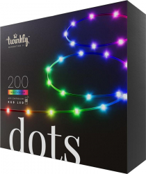  Smart LED Twinkly Dots Lights RGB 200 Gen II IP44 20 Type C   TWD200STP-TEU