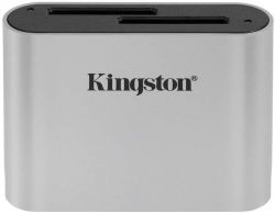  Kingston Workflow Dual-Slot SDHC/SDXC UHS-II Card Reader WFS-SD