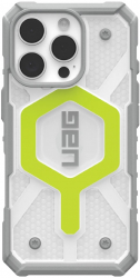    URBAN ARMOR GEAR iPhone 16 Pro, Pathfinder Clear Magsafe, Active Neon