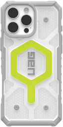    URBAN ARMOR GEAR iPhone 16 Pro Max, Pathfinder Clear Magsafe, Active Neon