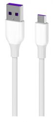  2E USB-A - microUSB, Glow, 1m, white