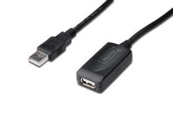  DIGITUS USB 2.0 (AM/AF)   25 Black