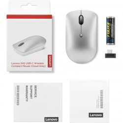  Lenovo 540 USB-C Compact Wireless Cloud Gray (GY51D20869) -  7