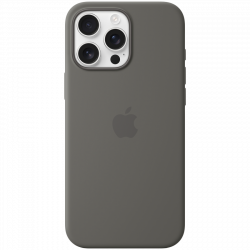    Apple iPhone 16 Pro Max Silicone Case with MagSafe - Stone Gray (MYYV3)