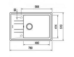   Teka - STONE 60 S-TG 1 B 1 D 115330028 -  3