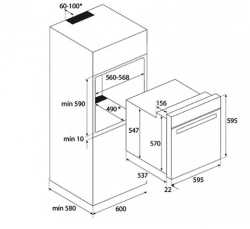   Teka - HSB 610 WH 41560111 -  2