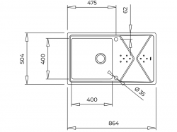   Teka - BROOKLYN 50 1B D 115100022 -  7