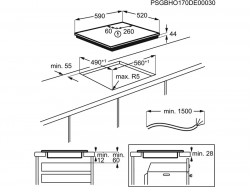   Electrolux - EIV634 Hob2Hood -  10