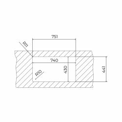   Teka - FLEXLINEA 71.40 FORTINOX 115000063 -  8