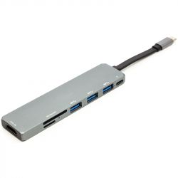  PowerPlant USB 3.1 Type-C - USB Hub, HDMI, Card Reader (SD, micro SD) (CA912094)