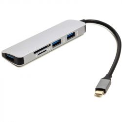  PowerPlant USB Type-C - 3*USB 3.0 Ports + TF/SD Card Reader (CA912100)