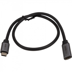  CableTime USB 3.0 Type-C (M) - USB Type-C (F), 5Gbps, 60W, 4K/60Hz, 0.5m (CA913664)