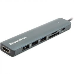 USB- Blueendless USB Type-C - HDMI, 3xUSB Type-A, SD, TF, USB Type-C PD100W (CA913848)