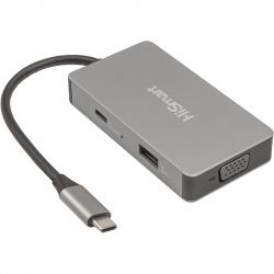 USB- HiSmart USB Type-C - 2x HDMI, 1x VGA, 1x USB Type-A, 1x USB Type-C PD60W (CA913879)