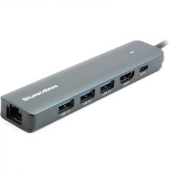 USB- Blueendless USB Type-C - HDMI, LAN, 3xUSB 3.0 Type-A, USB Type-C PD100W (CA913909)