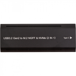   PowerPlant  SSD M.2 PCIe NGFF/NVMe USB3.2, 20Gbps, RGB (HC380527)