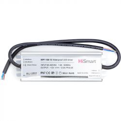   HiSmart 12V, 12,5A, 150W, PFC, IP67 (NPF-150-12)