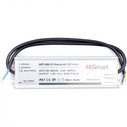   HiSmart 12V, 16.5A, 200W, PFC, IP67 (NPF-200-12)