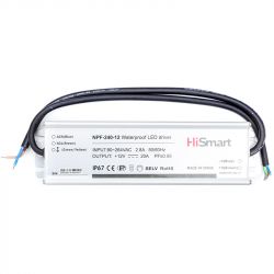   HiSmart 12V, 20A, 240W, PFC, IP67 (NPF-240-12)