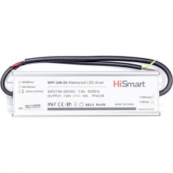   HiSmart 24V, 10A, 240W, PFC, IP67 (NPF-240-24)