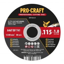   Procraft CD115x1.0 115  1,0  22,2 