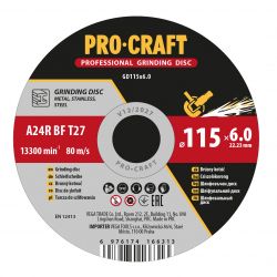   Procraft GD115x6.0 115  6,0  22,2 