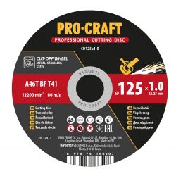   Procraft CD125x1.0 125  1,0  22,2 