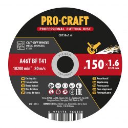   Procraft CD150x1.6 150  1,6  22,2 