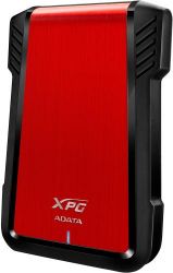   2.5" ADATA EX500, Red/Black, 1x2.5" SSD/HDD, USB 3.1 (AEX500U3-CRD) -  2