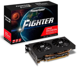 ³ Radeon RX 6500 XT, PowerColor, Fighter, 4Gb GDDR6, 64-bit, HDMI/DP, 2820/18000 MHz, 6-pin (AXRX 6500 XT 4GBD6-DH/OC)