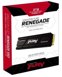   SSD 2Tb, Kingston FURY Renegade, PCI-E 4.0 x4, M.2 2280, 3D TLC, 7300/7000 /,   (SFYRDK/2000G) -  3