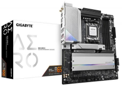   AM5 Gigabyte B650 AERO G, B650, 4xDDR5, Int.Video (CPU), 4xSATA3, 3xM.2, 1xPCI-E 4.0 x16, 1xPCI-E 4.0 x16(x4), 1xPCI-E 3.0 x16(x1), ALC1220-VB, Intel 2.5Gb, Wi-Fi 6E+BT5.2, 8xUSB3.2/6xUSB2.0, HDMI/Type-C (DP1.4), ATX