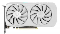  GeForce RTX 4060 Ti, Zotac, Twin Edge OC (White Edition), 8Gb GDDR6, 128-bit, HDMI/3xDP, 2550/18000 MHz, 8-pin (ZT-D40610Q-10M) -  2