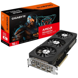  Radeon RX 7600 XT, Gigabyte, GAMING OC, 16Gb GDDR6, 128-bit, 2xHDMI/2xDP, 2810/18000 MHz, 2x8-pin (GV-R76XTGAMING OC-16GD)