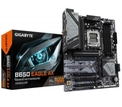   AM5 Gigabyte B650 EAGLE AX, B650, 4xDDR5, Int.Video (CPU), 4xSATA3, 3xM.2, 1xPCI-E 4.0 x16, 3xPCI-E 3.0 x16, Realtek 7.1, Realtek GbE, Wi-Fi 6E+BT5.2, 4xUSB3.2/8xUSB2.0, HDMI/DP, ATX