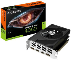  GeForce RTX 4060, Gigabyte, 8Gb GDDR6, 128-bit, 2xHDMI/2xDP, 2460/17000 MHz, 8-pin (GV-N4060D6-8GD)