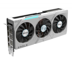  GeForce RTX 4070 Ti SUPER, Gigabyte, EAGLE OC ICE (White Edition), 16Gb GDDR6X, 256-bit, HDMI/3xDP, 2640/21000 MHz, 16-pin (GV-N407TSEAGLEOC ICE-16GD) -  2