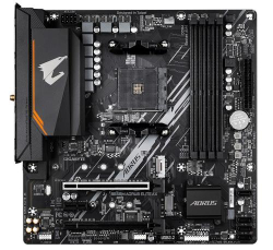 . AM4 (B550) Gigabyte B550M AORUS ELITE AX, B550, 4xDDR4, Int.Video(CPU), 4xSATA3, 2xM.2, 1xPCI-E 4.0 x16, 1xPCI-E 3.0 x16, 1xPCI-E 3.0 x1, ALC887, GLan, WiFi 6E, Bluetooth 5.3, 6xUSB3.2/6xUSB2.0, DVI-D/HDMI, MicroATX -  2