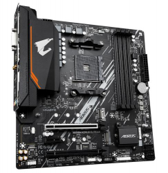 . AM4 (B550) Gigabyte B550M AORUS ELITE AX, B550, 4xDDR4, Int.Video(CPU), 4xSATA3, 2xM.2, 1xPCI-E 4.0 x16, 1xPCI-E 3.0 x16, 1xPCI-E 3.0 x1, ALC887, GLan, WiFi 6E, Bluetooth 5.3, 6xUSB3.2/6xUSB2.0, DVI-D/HDMI, MicroATX -  3