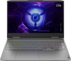  Lenovo LOQ 15IRH8, Storm Grey, 15.6" (1920x1080, IPS), Core i5-12450H (8x2.0-4.4 GHz), 16Gb DDR5, 512Gb NVMe, GeForce RTX 4060 (8Gb), WiFi 6, Bluetooth 5.1, Web, 1xType-C / 3xUSB 3.0, HDMI, 60 Wh,   (82XV010JRA) -  3