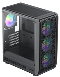  GameMax Forge MB, Black,  , Midi Tower, Micro ATX / Mini ITX, Type-C / USB 3.0 / USB 2.0, . CPU - 155  / VGA - 330 , 4x120  ARGB,      -  2