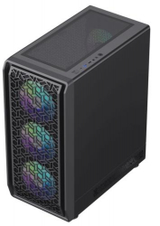  GameMax Forge MB, Black,  , Midi Tower, Micro ATX / Mini ITX, Type-C / USB 3.0 / USB 2.0, . CPU - 155  / VGA - 330 , 4x120  ARGB,      -  4