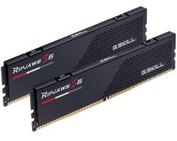  16Gb x 2 (32Gb Kit) DDR5, 6400 MHz, G.Skill Ripjaws S5, Black, 36-48-48-102, 1.35V,   (F5-6400J3648F16GX2-RS5K) -  2