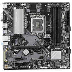   LGA1700, Gigabyte B760M D3HP, B760, 4xDDR5, Int.Video(CPU), 4xSATA3, 2xM.2, 1xPCI-E 4.0 x16, 2xPCI-E 3.0 x1, Realtek 7.1, Realtek GbE, 6xUSB3.2/6xUSB2.0, VGA/HDMI/DP, MicroATX -  2