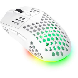   Trust GXT 929W Helox, White, USB (2.4GHz), , 800-4800 dpi, RGB , 6 ,  (25390) -  2