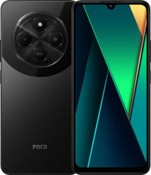  Poco C75 Black, 2 Nano-SIM, 6.88" (1640720 120 ) IPS, MediaTek Helio G81-Ultra, RAM 8GB, ROM 256GB, GPS, Wi-Fi, BT, LTE, 3 Cam, Li-Ion 5160 mAh, Android 14