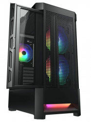  Cougar Airface Black,  , Midi Tower, Mini ITX / Micro ATX / ATX / EATX, USB 3.0 x2, USB 2.0 x1, 1 x 120- Fan, 386 x 230 x 491  -  2