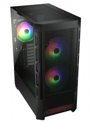  Cougar Airface Black,  , Midi Tower, Mini ITX / Micro ATX / ATX / EATX, USB 3.0 x2, USB 2.0 x1, 1 x 120- Fan, 386 x 230 x 491  -  4