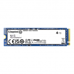   SSD 4Tb, Kingston NV3, PCI-E 4.0 x4, M.2 2280, 3D TLC, 6000/5000 / (SNV3S/4000G)